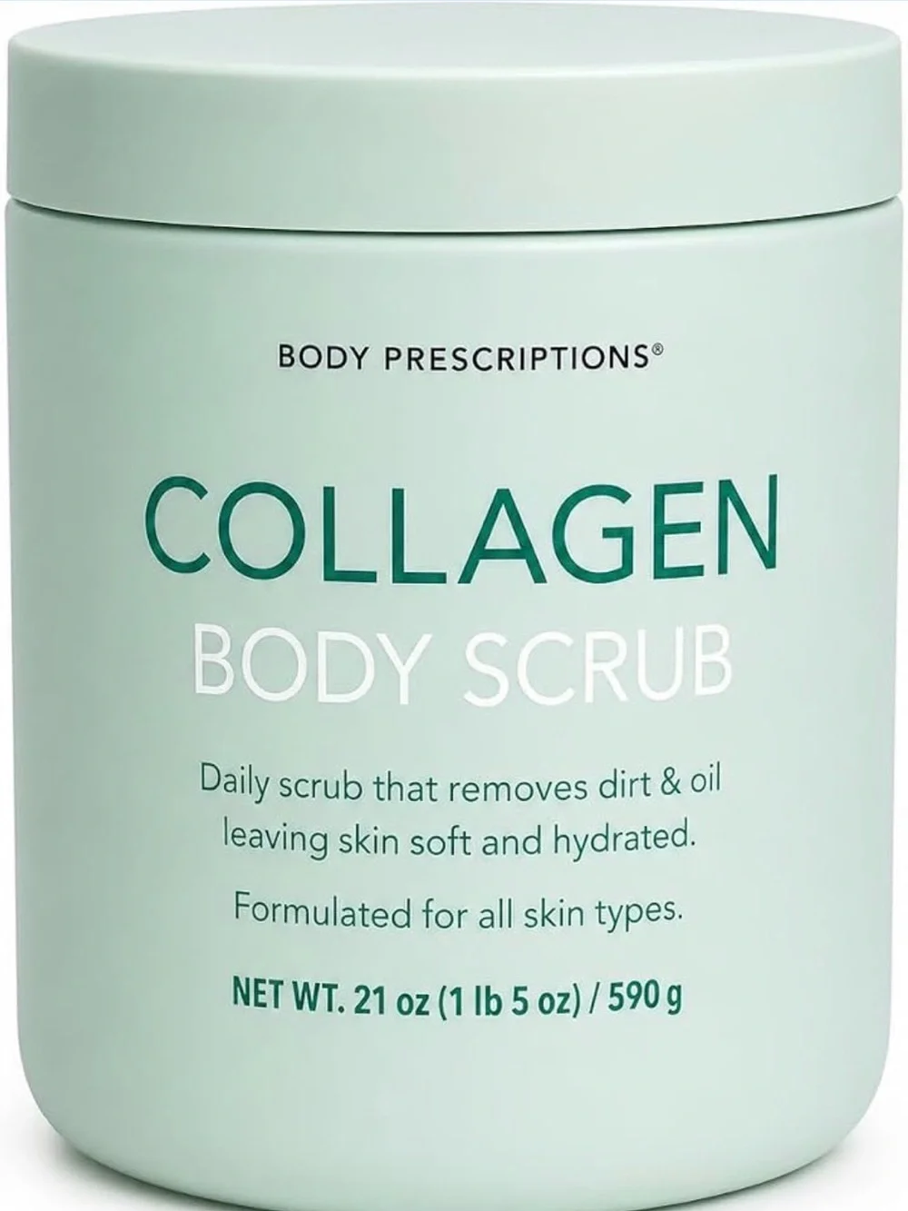 Body Prescriptions Collagen Body Scrub - Mint Green